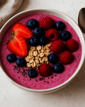 Beeren-Protein-Bowl