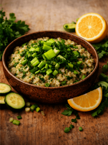 Rezept mit Zucchini und Hafer