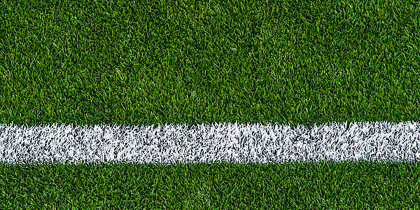 Rasen eines Fußballplatzes