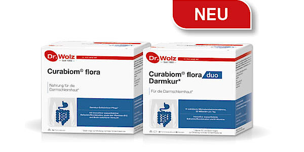Curabiom® flora und Curabiom® flora duo Darmkur