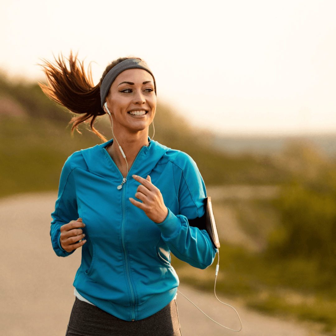 Frau, die joggt Frau, die joggt