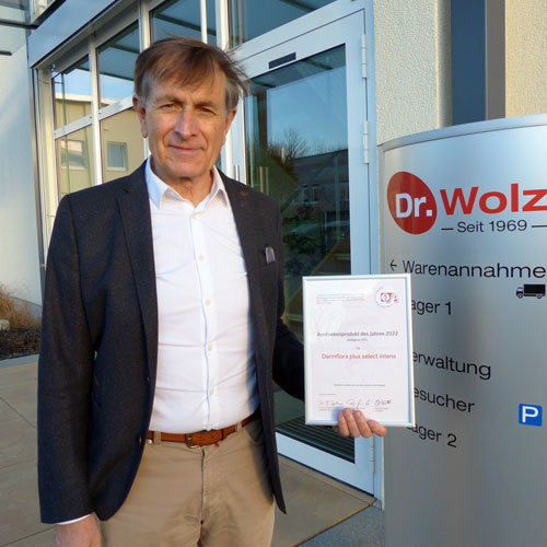 Dr. med. Dipl.-Ing. Georg Wolz freut sich über die Auszeichnung