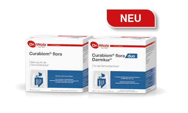 Curabiom® flora und Curabiom® flora duo Darmkur