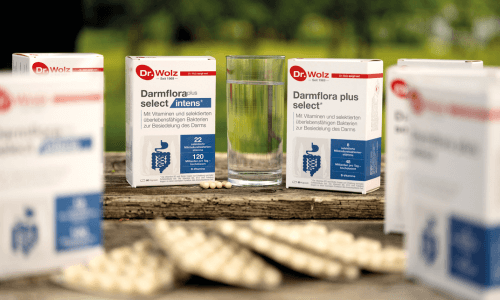 [Translate to English:] Darmflora plus select Reihe